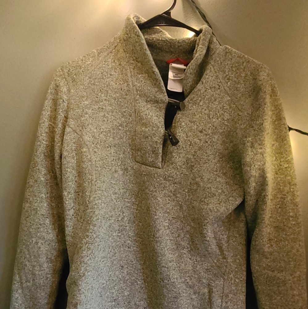 Green TNF sweater